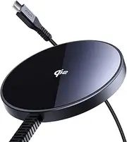 ESR HaloLock Qi2 Wireless Charger, 15W Magsafe Charger, Wireless Charging Pad for iPhone 15/14/13/12 Series, AirPods 4/3/Pro/Pro 2, Black