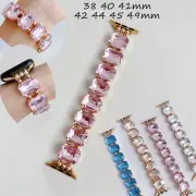 Women Diamond Bracelet Band for Apple Watch Ultra Strap 38 42 40 44 41 45mm 49mm