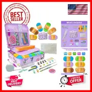 40pcs Crochet Kit for Beginners with Beginner Easy Yarn,Ergonomic Crochet Hoo...