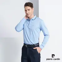 在飛比找momo購物網優惠-【pierre cardin 皮爾卡登】商務休閒 印花長袖P