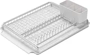 Brabantia Dish Drying Rack, Large, Light Gray