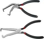 Electrical Disconnect Pliers Carbon Steel Electrical Connector Pliers Automotive Electrical Plug Connector Disconnect Tools Fuel Line Pliers Disconnect Pliers for Push Ttab Style Plugs