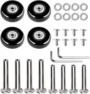 DOITOOL 1 Set Trolley Case Wheels Suitcase Caster Wheel Luggage Wheel Repair Kit Travel Accessories Swivel Casters Luggage Accessories Luggage Suitcase Replacement Wheels Bags