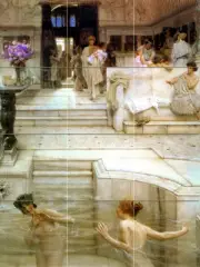 Alma-Tadema Art Mural Ceramic Backsplash Bath Tile #29