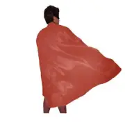 ADULT CAPE Costume Cloak Halloween Fancy Dress Coat Jacket Superhero Book Week -