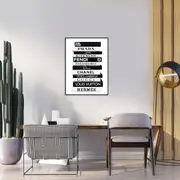 [Namly Design] Poster - Prada / Fashion Books Monochrome