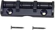 6 String Guitar Roller Nut 43mm Guitar Roller Nut 3 dles with Screws for Folk Acoustic Electric Guitar Roller dle Bridge Easy Installation Zinc Alloy Iron Roller Nut Guitar Accessories Black