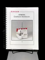 SINGER 14T967DC Overlock Workbook Reproduction Reprint Copy FULL COLOR