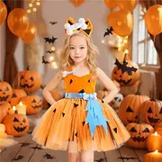 Flintstone Winifred Kings Day Costume Tutu Dress Up Girls' Kid's Party / Evening Masquerade Easy Carnival Costume