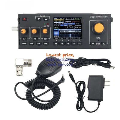 1PC BS188 15W HF SDR Transceiver MCHF-QRP Transceiver Shortwave Ham Radio + Mic#