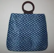 Echo Design woven Geometric print tote Carry-All Bag new