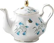 BAWHO Exquisite Teapot Nordic Style Small Fresh Design English Style Afternoon Tea Set Ceramic Flower Tea Set