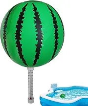 Pool Temp Gauge | Watermelon Indoor Temperature Meter,Pool Floating Easy Read Temp Gauge for Aquariums Hot Tub Spa