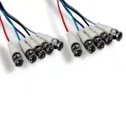 [Lot10] 6Ft 5-BNC Component M/M Video Cable 28AWG RGBHV CCTV Camera DVD Hi-Def