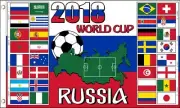 RUSSIA WORLD CUP 2018 GROUPS 3'X'5 FT POLYESTER FLAG