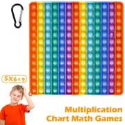 Multiplication Chart Math Games Pop Fidget Toys Popping Game Stress Relief Toy√*