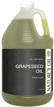 100% Pure Grapeseed Oil Gallon - All Natural Massage Oil, Carrier Oil