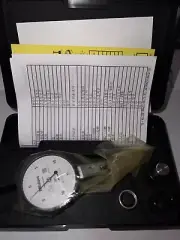 Mitutoyo 513-412-10E Dial Test Indicator Basic Set with Standard 0.03 in. Long