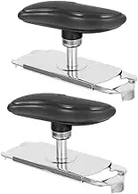 Cabilock 2pcs Stainless Steel Can Opener Multifunctional Effortlessly Open Jars Bottles And Cans Adjustable Soda Can Opener Ergonomic Heavy Duty Can Lid Remover Tool