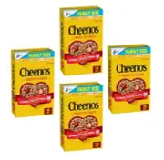 4-Pack General Mills Cheerios, Heart Healthy Gluten-Free Breakfast Cereal, 18 oz