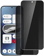 Guizzcg 2 Pack Privacy Screen Protector for Nothing Phone 3a / 3a pro/CMF Phone 2 Pro Privacy Screen Protector, 2 Tempered Glass Screen Protector,Anti-Scratch Easy to Install,Anti-Spy