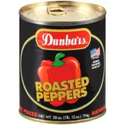 Dunbar Pepper Fire Roasted Red, 12 Cans Per Case