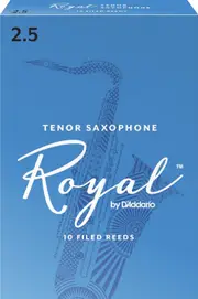Rico Tenor Sax Reeds, Strength 2.5, 10-pack