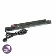 6-way Power Board Rack Mounting