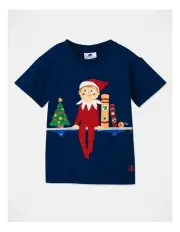 [The Elf on the Shelf] Elf On The Shelf Short Sleeve T-Shirt in Nearly Black