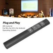 Wireless Presenter Remote 24G Clicker Portable Plug Play Silicone For Office
