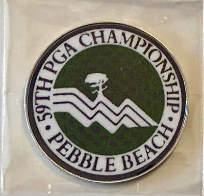 PGA Championship - 59th Pebble Beach - Pro size 32mm - Golf Ball Marker