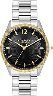 [Olivia Burton] Women's Radiate 24000180 Quartz Watch, Onyx, 38 mm Case Diameter