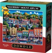 Dowdle Jigsaw Puzzle Mayberry Mount Airy North Carolina 1000 Piece Andy Griffith