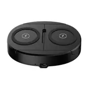 10W USB Tpye C 2 in 1 QI Fast Charging Pad Wireless Charger For iPhone XS 11Pro Huawei P30 Pro Mate30 Pro Xiaomi Mi10 Redmi K30 S20 5G