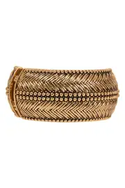 Drifter Basket Weave Hinge Cuff--ADO-ACC-8250