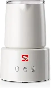 Illy Electric Milk Frother, White