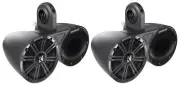 Pair Of Kicker 6.5" 400W Wakeboard Marine Component Speakers + Horn Tweeters