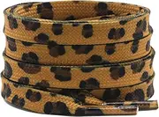 [DELELE] Animal Print Flat Shoelaces: Colored Pattern Sneakers Shoe Laces 2 Pair