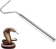 Snake Catcher Grabber - Stainless Steel Reptile Grabber Stick, Retractable Telescopic Snake Tongs Hook, Wear Resistant Snake Catcher, Handheld Snake Catching Stick for Snakes, Reptile
