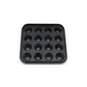 TS60 2 -1/4" Black Plastic Billiard Pool Ball Tray/Holder/Case holds 16 Ball