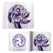 Genshin Impact Bi-Fold Wallet - RAIDEN SHOGUN POSTER New (Video Games Billfold)