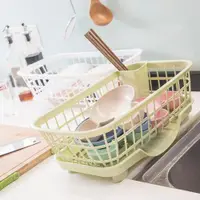 在飛比找ETMall東森購物網優惠-悠之居廚房放碗架瀝水架置物架塑料收納架餐具架子碗筷收納盒碗柜