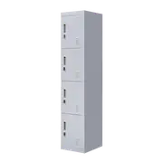 4-Door Vertical Locker for Office Gym Shed School Home Storage