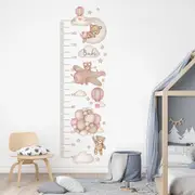 [Namly Design] Wallsticker - Bear and Balloons / Height Measure / Personalised