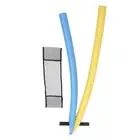 Sling Pool Noodle Soft Bendable Safe A Shape Foam Swim Float Stick