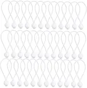 KALLORY 40Pcs Heavy Duty Tent Bungee Cord Strap Durable and Elastic for Camping Tarps Canopies and Tents High Strength Tie Down for Outdoor Use
