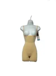 Assets by spanx Open Bust bodysuit small, Tan Color Sz S