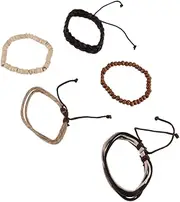 WOFASHPURET Jewellery Making Kit for Girls 5pcs Women's Bead Weaving Anklets for Beach