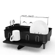 simplehuman Steel Frame Swivel Spout Dishrack