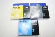 Genuine Epson 288 Cyan Black Yellow Standard-capacity Ink Cartridge